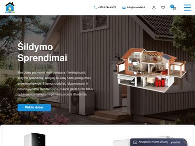 Šildymo sprendimai – Šilumos siurbliai ir kita – HouseLab