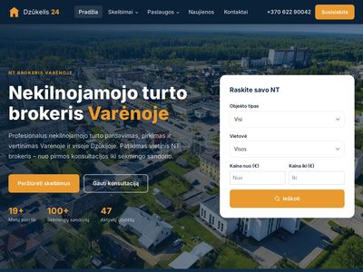 NT Dzūkijoje- Varėnos nekilnojamojo turto agentūra „Dėd