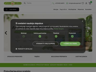 SodoExpertai.lt – augalų ir sodo įrankių parduotuvė internete