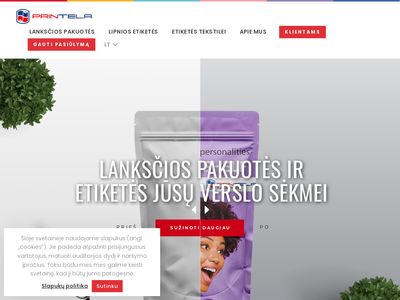 Lipdukų, etikečių ir pakuočių gamyba | Printela