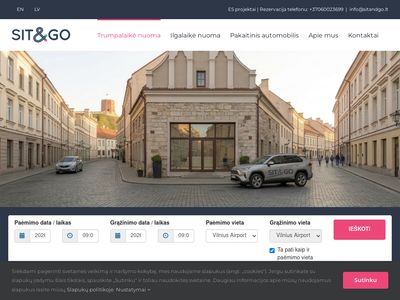 Automobilių nuoma Vilniuje ir Kaune – Sit and Go  www.sitandgo.lt