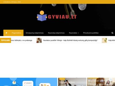 SEO Straipsnių katalogas  gyviau.lt