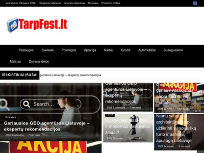 Informatyvus Naujienų Portalas  tarpfest.lt