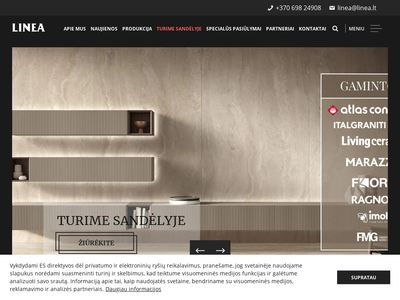 Kokybiška akmens masės plytelių kolekcija | Linea.lt