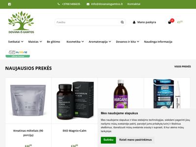 Sveiki produktai Jums ir Jūsų buičiai ǀ      dovanaisgamtos.lt