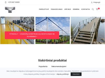 Veržiami fitingiai vamzdžių konstrukcijoms – fitingis.lt