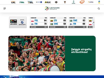 Pagrindinis puslapis – Lietuvos Krepšinio Federacija
