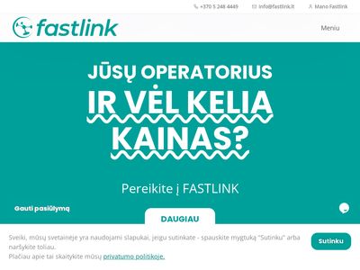 Fastlink – internetas ir televizija – FASTLINK.LT  www.fastlink.lt