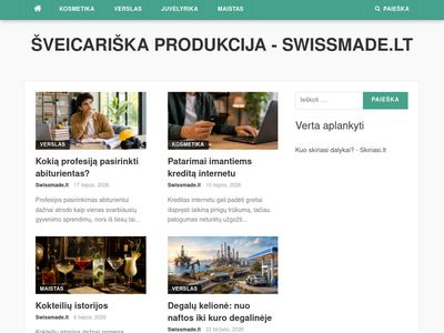 Prabangi šveicariška kosmetika | swissmade.lt