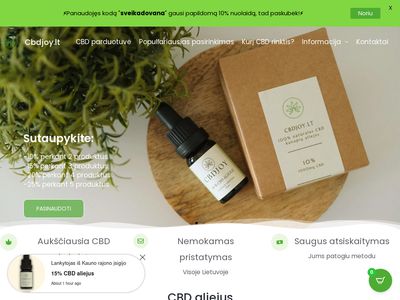 Aukščiausios kokybės CBD aliejus, kanapių aliejus- Cbdjoy.lt