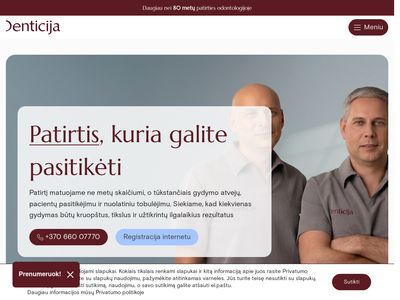 DENTICIJA odontologijos klinikų grupė | Denticija