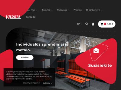 Nestandartinių gamininių projektavimas ir gamyba – Vildeta