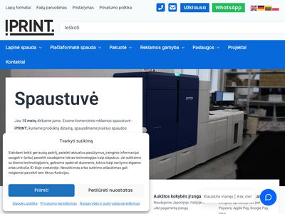 iPrint spaustuvė | reklamos gamyba, spausdinimas | dizainas