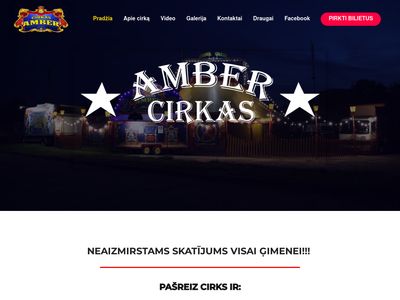 Amber cirkas – Nepamirštamas reginys visai šeimai