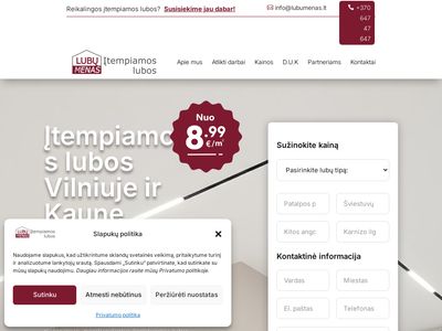 Įtempiamos lubos, įtempiamos lubos montavimas, lubos įtempiamos