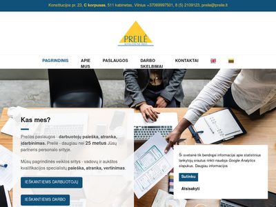 Preilė – personalo atrankos, darbuotojų paieška, įdarbinimas