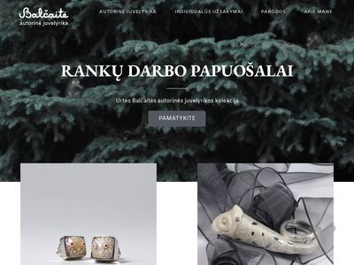 Rankų darbo papuošalai, vienetiniai – Urtė Balčait