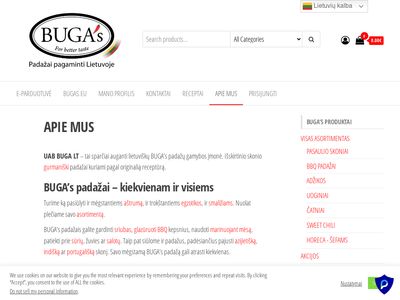 APIE MUS – BUGA's  www.bugas.lt