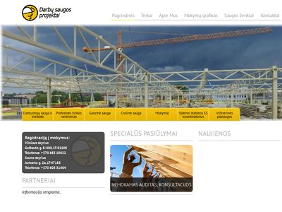 Darbų saugos projektai – Pagrindinis  www.dspro.lt