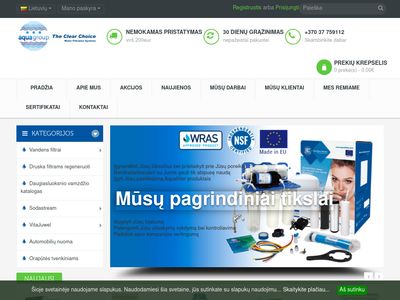 Krištoliniai vandenys  www.kristoliniaivandenys.lt