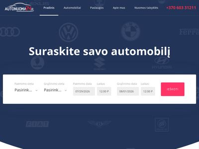 Praktiškų automobilių nuoma be UŽSTATO nuo 10 € | Autonuoma24.lt