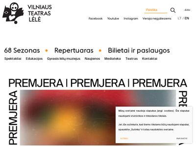 Spektakliai vaikams, jaunimui ir suaugusiems  – Vilniaus teatras Lėl
