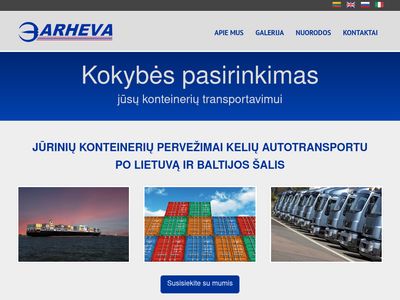 UAB Arheva – Konteinerių pervežimo paslaugos  arheva.lt