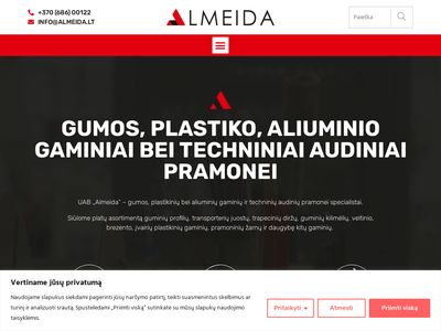 UAB "Almeida" – Kokybiški gumos gaminiai
