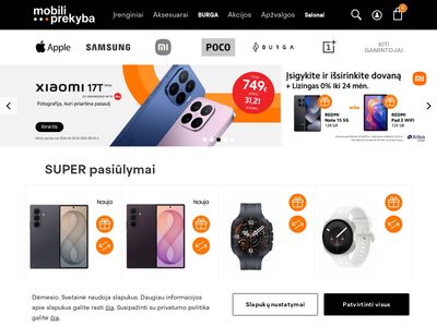 MP.LT – Internetinė Parduotuvė  www.mp.lt