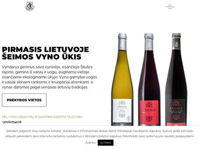 Pirmasis Lietuvoje šeimos vyno ūkis – Česlovo Vynai