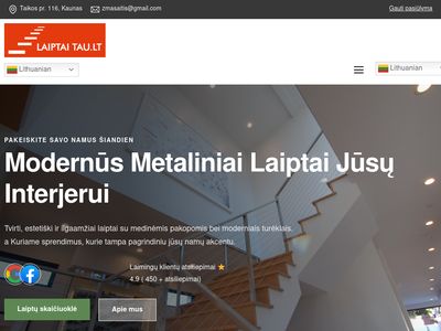 LAIPTAITAU.LT | Laiptai, Vartai, Tvoros, Kalviški Gaminiai, Kiti