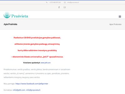 Apie Prašvieta – Prašvieta  prasvieta.lt