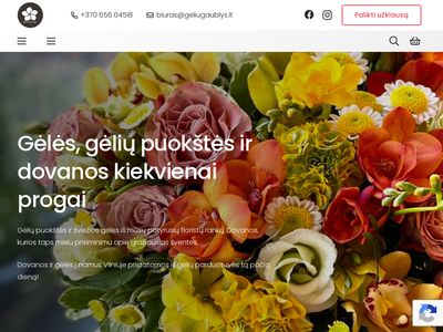 Gėlių gaublys | Gėlių salonas. Kiekvienas mūsų darbas – tai meno