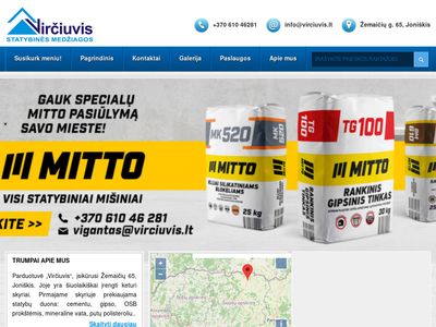 Virčiuvis.lt – Apdailos prekės | Birios medžiagos | Sodo, daržo