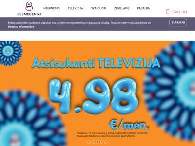 UAB „Besmegeniai“ internetas, televizija, telefono ryšys