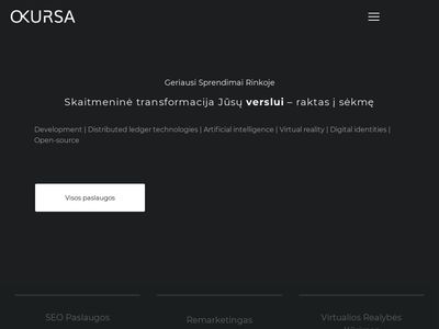 Okursa – Skaitmeninės ateities namai  okursa.lt