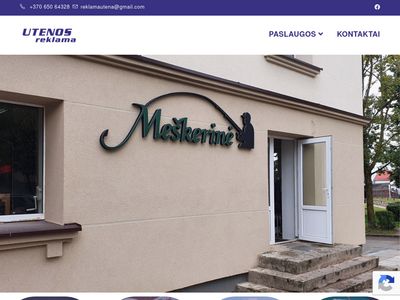 Utenos Reklama | Reklamos paslaugos  utenosreklama.lt