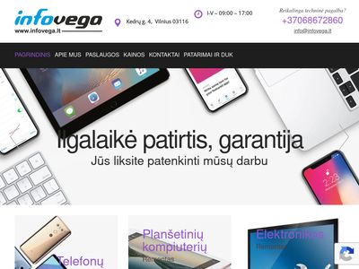 Profesionalus elektronikos remonto centras – www.infovega.lt