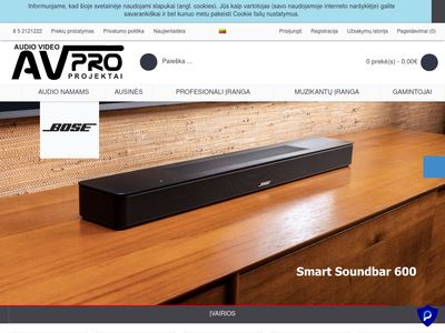 Onkyo, Canton, T+A, Bose distributoriai Lietuvoje. | avpro.lt