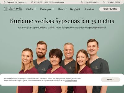 Odontologijos Klinika Panevėžyje  dentavita.lt