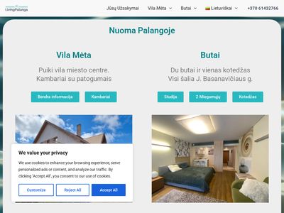 LivingPalanga | +370 614 32766  www.livingpalanga.lt