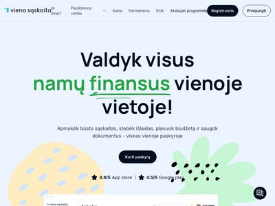 Viena sąskaita – Patogus atsiskaitymas už paslaugas