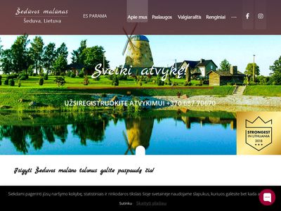 Šeduvos malūnas – Restoranas, pobūvių salė, motelis, pirtis