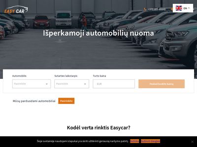 Automobilių nuoma: Visoje Lietuvoje | Easycar.lt Vilniuje – Kaune –