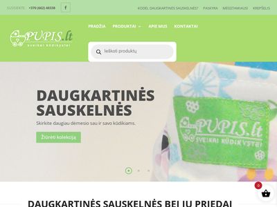 Pupis.lt – daugkartinės sauskelnės, bambukinės sauskelnės, į