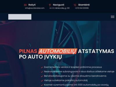 AutoBroliai | Šeimos autoserviso verslas  autobroliai.com