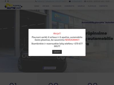 Automobilių plovykla – Autodar – Autodar – Autoplovykla Vilniuje