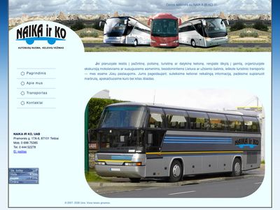 NAIKA IR KO – autobusų nuoma, keleivių vežimas
