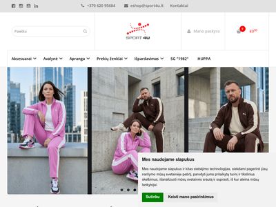 Sportinė apranga ir avalynė internetu|sport4u.lt  www.sport4u.lt