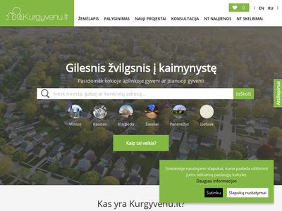 Pasidomėk, kokioje aplinkoje gyveni!  kurgyvenu.lt